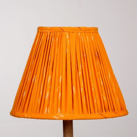 Orange Ikat Empire Lampshade Medium